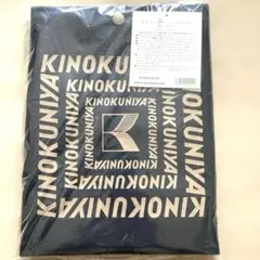 KINOKUNIYA 紀伊國屋　カラーエコロジーバッグ M ネイビー（日本製）のサムネイル