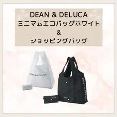 【新品未使用】DEAN&DELUCA ミニマムエコバッグ&ショッピングバッグ