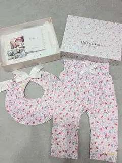 Haruulala organic花柄スタイ・パンツセット妖精と花たちのサムネイル