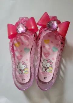 Hello Kitty キッズ サンダル ピンク 17cmのサムネイル