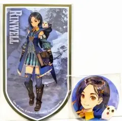 テイルズオブアライズ マグネットシート 缶バッジ リンウェル フルル PS4