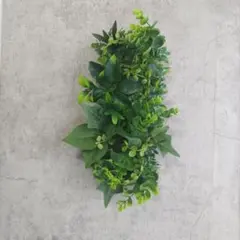 【フェイクグリーン】造花 壁掛け ウォールグリーン インテリア 人工観葉植物のサムネイル