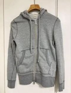 【送料無料】Ron Hermanロンハーマンのジップパーカー　グレー　XSサイズ