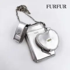 極美品✨ FURFUR 3SET マルチポーチ　チェーン ショルダーバック