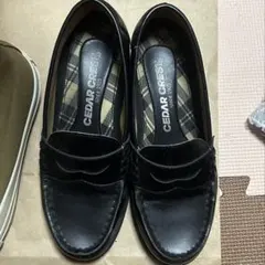 CEDAR CREST ブラック ローファー