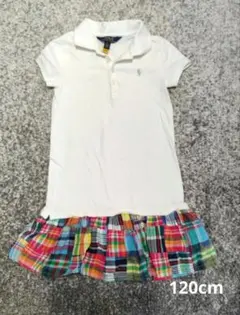 ラルフローレン　Ralph Lauren　女の子　ポロワンピース　120