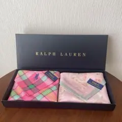 Ralph Lauren ハンカチ 2枚セット ギフトボックス付き