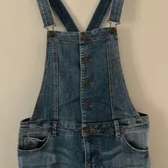 SOHO JEANS【M】デニムオーバーオール 大人カジュアル ストリート