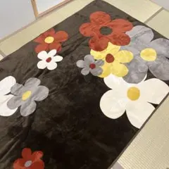 NITORI 花柄ラグ 130×185cm