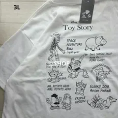 ディズニー ピクサー トイストーリー キャラ集合 半袖tシャツ 3Lのサムネイル