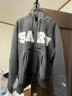 Champion×サンタスティックコラボブラックパーカー Lサイズ SART
