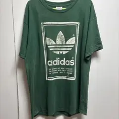 old adidas Tシャツ 長丈 ヴィンテージ USA製 万国旗タグ