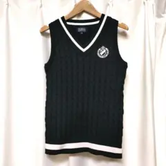 【未使用品】パーリーゲイツ Vネック ニットベスト ゴルフウェア