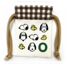 スヌーピー 巾着　イニシャルO