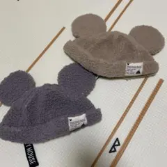 ディズニー　ミッキー　ボアハット　セットのサムネイル