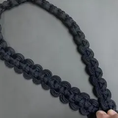 ブラック パラコード スマホショルダーストラップ