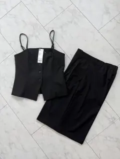 GU ブラック セットアップ Lサイズ