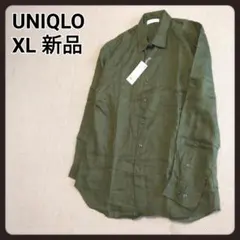 ユニクロ　プレミアムリネンシャツ　XL　新品　メンズ