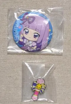 アイカツ！×プリパラ　あそーと　ピンズコレクション　すみれ　あかり