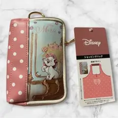 【新品】Disney マリーちゃん ショッピングバッグ ポーチ付きのサムネイル