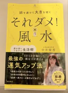 それダメ！風水 中井耀香 徳間書店