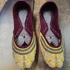 black friday sale伝統的なインドのジュート・シューズ 24 cm