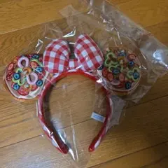 東京ディズニーリゾート カチューシャ ピザ柄