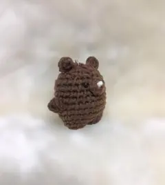 くま あみぐるみ キーホルダー ハンドメイド