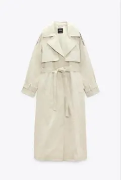ZARA ベージュ トレンチコート XS