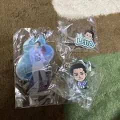 LEIYAセット 瀬口黎弥 クリアチャーム ヘアクリップ 繋がるアクリルチャーム