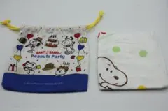 新品未使用　スヌーピー　巾着袋＋タオル