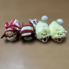 【タグ付き】ディズニー ツムツムぬいぐるみ　4個