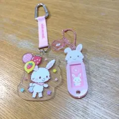 ウィッシュミーメル　ネームタグ　お名前タグ　サンリオ　キーホルダー　カラビナ