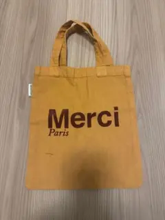 Merci マスタード トートバッグ