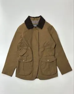 Eddie Bauer ブラウン　コーデュロイ襟　ジャケット　カバーオール　XS