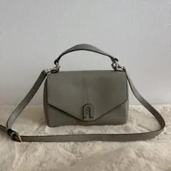 FURLA ショルダーバッグ グレー