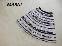 美品　MARNI　マルニ　水玉　フレアースカート　４０のサムネイル