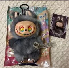 ラブブ風　THE MONSTERS グレー ぬいぐるみ