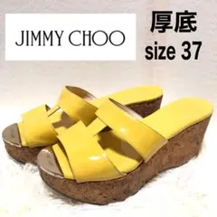 JIMMY CHOO ジミーチュウ　厚底サンダル サンダル　37
