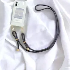 iPhone13mini ケース ショルダーケース チェーン スマホカバー