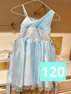 ドレス 120 水色 ピアノ発表会 結婚式 パーティー フォーマル