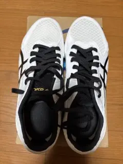 ASICS スパイクシューズ エフォート13 ホワイト/ブラック　25センチ