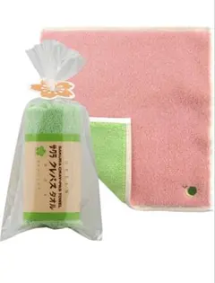 新品☆SAKURA サクラクレパス　グリーン タオルハンカチのサムネイル