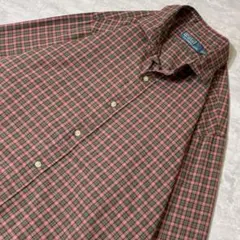 ひ*様 90s Polo by Ralph Lauren コットン チェック シ