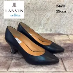 未使用　ランバンオンブルー ポインテッド　ラインストーンヒール　22cm