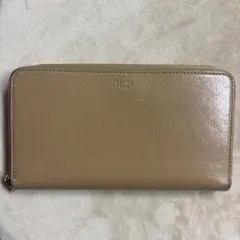 CELINE ラウンドファスナー　長財布 ベージュのサムネイル