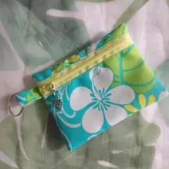 ハンドメイドハワイアン　ポーチ