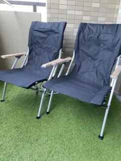 【新品スノーピークOEM品】ローチェア30 ブラック 2脚セット 新品スノーピークOEM品】ローチェア30 ブラック 2脚セット