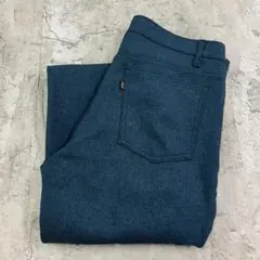 リーバイス　USA製　90s　スタプレ　フレアスラックス　古着　ネイビー　W36