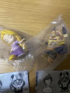 ディズニーキャラクター2 ちょこんとおじぎFig.ラプンツェル 野獣 セット